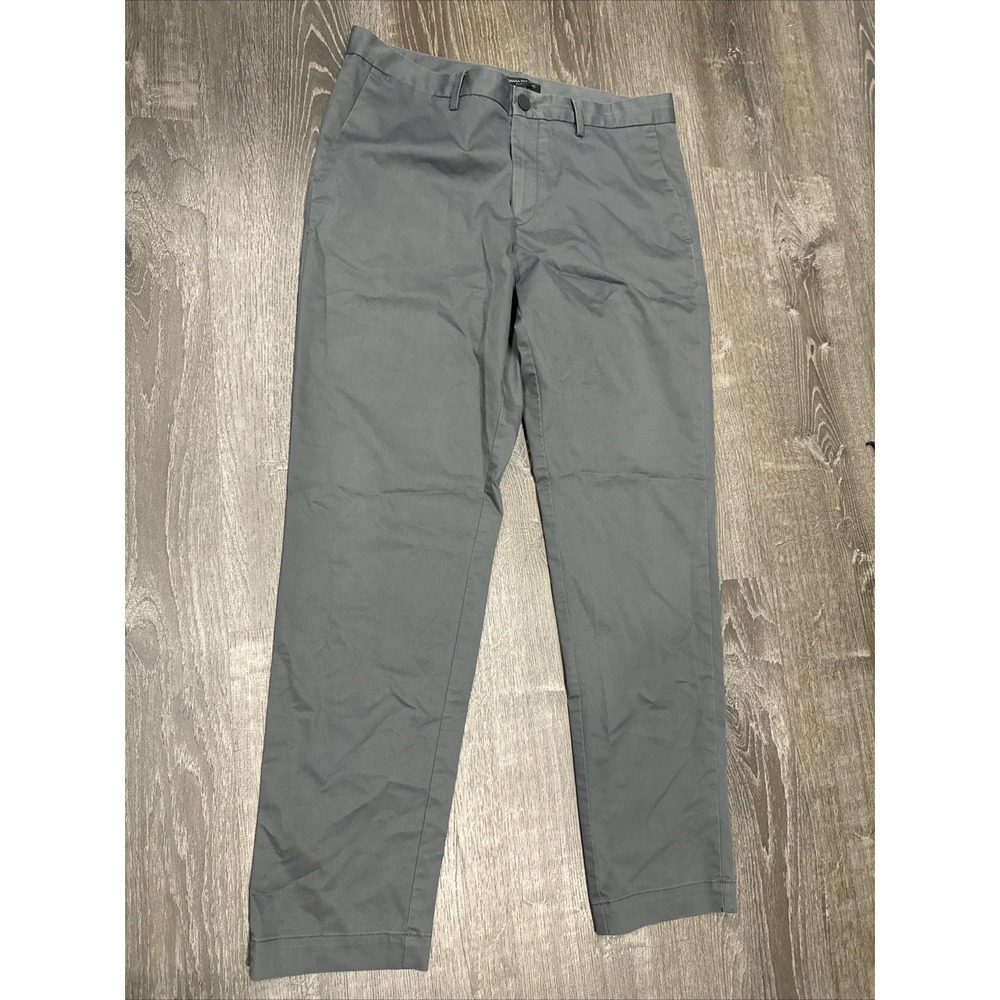 Banana Republic City Pants Mens 36x31 Gray Slim Fit Performance Tech Golf